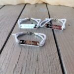 Χειροποίητα Μαρτυρικά Βάπτισης Plexiglass Καθρέφτης με Χάραξη και Σταυρό από Φίλντισι