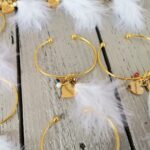 Χειροποίητα Βραχιόλια Bachelorette με Πέρλα, Strass, Φτερά & Χάραξη