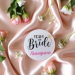 Χειροποίητη Κονκάρδα Team Bride με Όνομα 58mm – Ιδανική για Bachelorette Party