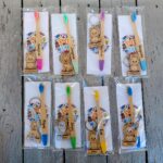 Προσωποποιημένο Σετ Bamboo Οδοντόβουρτσα & Ξύλινο Μπρελόκ – Back to School