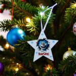 Χειροποίητo Χριστουγεννιάτικo Στολίδι Αστεράκι Όλαφ Frozen από Αλουμίνιο με Όνομα