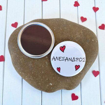 Χειροποίητο Προσωποποιημένο Μαγνητάκι Ψυγείου με Όνομα & Καρδιές Χειροποίητο Προσωποποιημένο Μαγνητάκι Ψυγείου με Όνομα & Καρδιές