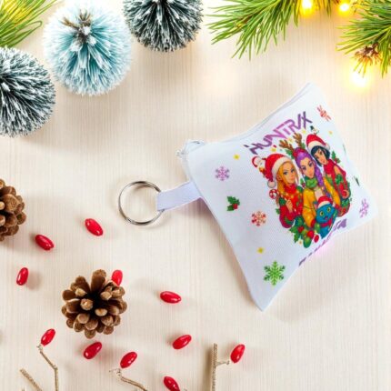 Χειροποίητο Παιδικό Πορτοφολάκι Huntrix – Xmas Edition με Γιορτινό Σχέδιο