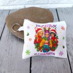 Χειροποίητο Παιδικό Πορτοφολάκι Huntrix – Xmas Edition με Γιορτινό Σχέδιο