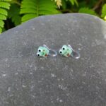 Χειροποίητα Παιδικά Σκουλαρίκια Βάτραχος – Χωρίς Τρύπημα