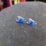 Χειροποίητα Παιδικά Σκουλαρίκια Μπλε Τερατάκια Sulley – Χωρίς Τρύπημα