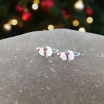 Χειροποίητα Παιδικά Σκουλαρίκια Χριστουγεννιάτικα Σχέδια – Χωρίς Τρύπημα